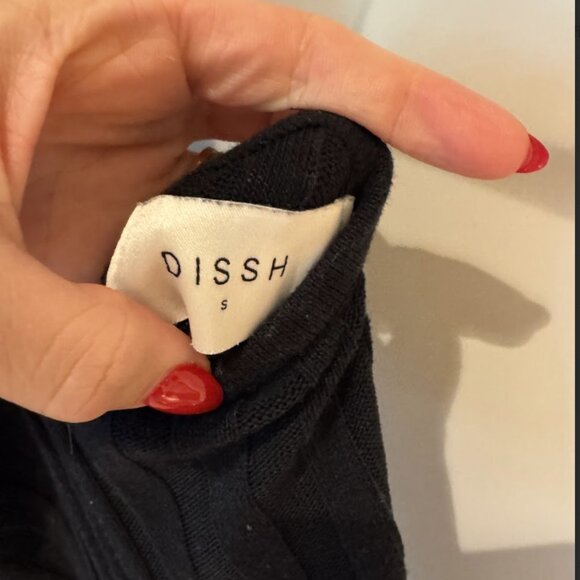 DISSH GOLDIE BLACK HALTER MAXI DRESS - Picture 5 of 5